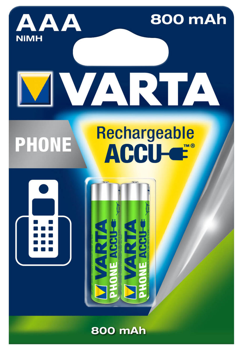 Image of Varta Accu Phone Power + 2 Stück 800mAh / AAA / LR03 Batterien bei nettoshop.ch