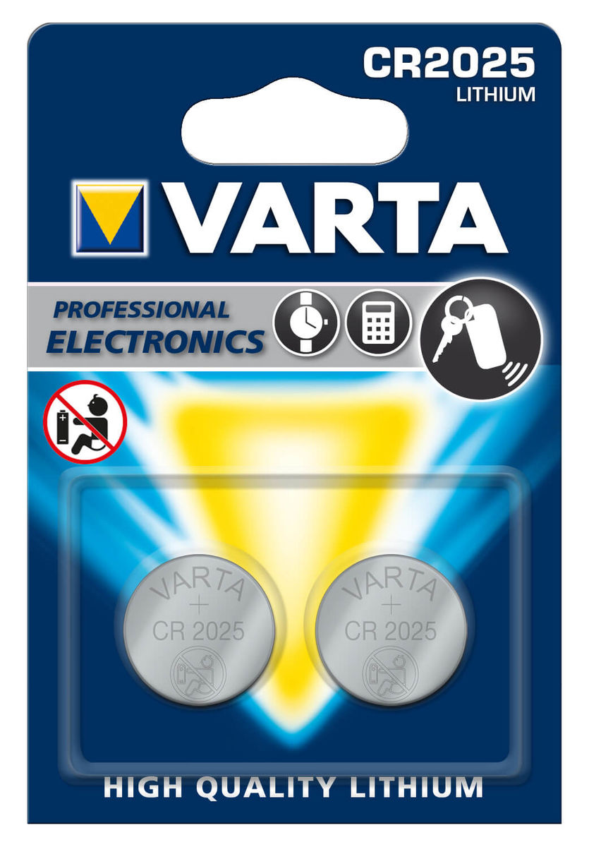 Image of Varta Electronics / CR2025 2 Stück Batterien bei nettoshop.ch