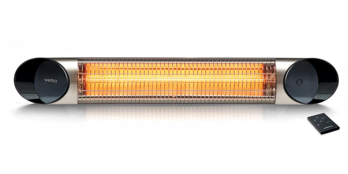 Image of Veito SR2500 Blade Infrarot Heizstrahler silber bei nettoshop.ch