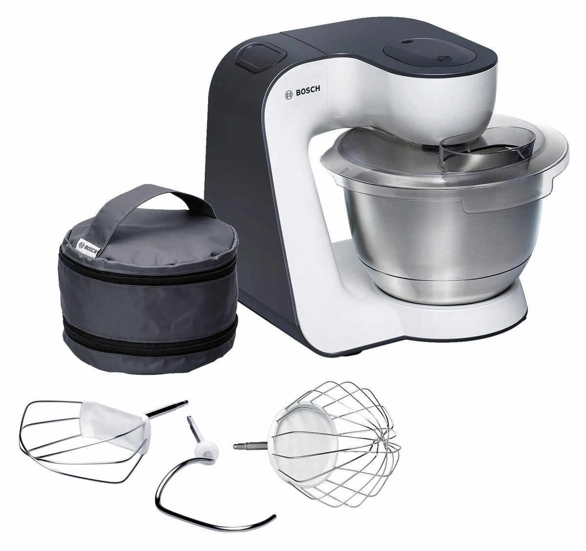 Image of Bosch MUM54A00 Küchenmaschine weiss/adventurous grey bei nettoshop.ch