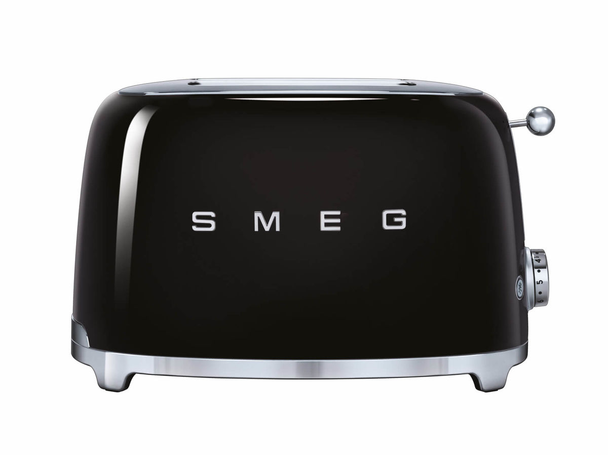 Image of SMEG 50's Retro Style 2 Scheiben Toaster schwarz bei nettoshop.ch