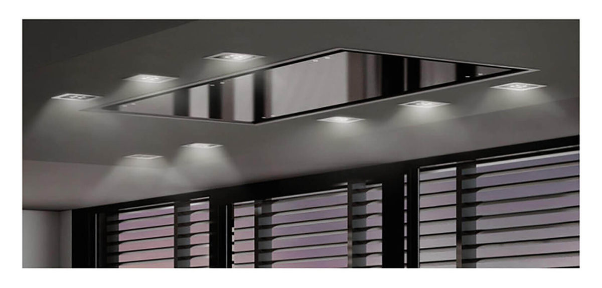 Image of Wesco FVR 5-100 Dunstabzugshaube Abluft Schwarz / Weissaluminium bei nettoshop.ch