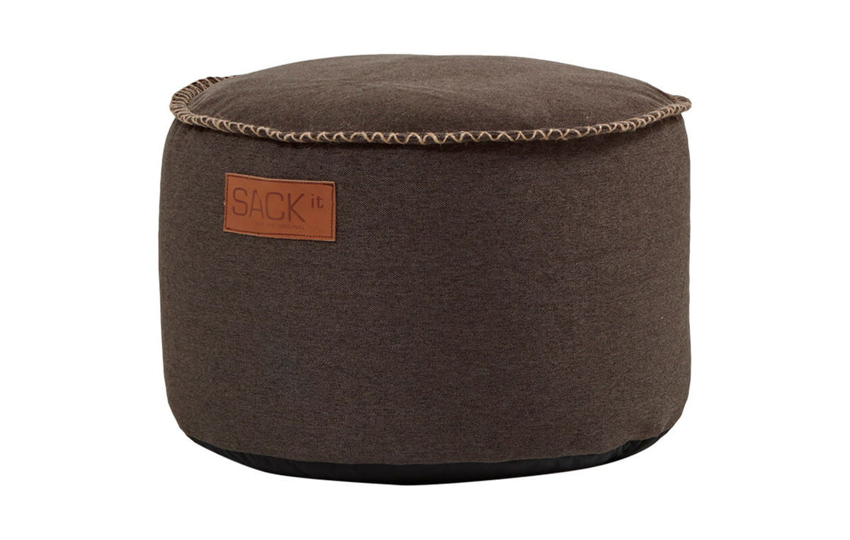 Image of Sackit RETROit Hocker Drum Canvas Sitzsack braun bei nettoshop.ch