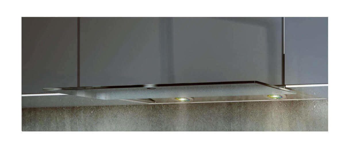 Image of Wesco EVMC 211-60 Dunstabzugshaube hinten Edelstahl / klar bei nettoshop.ch