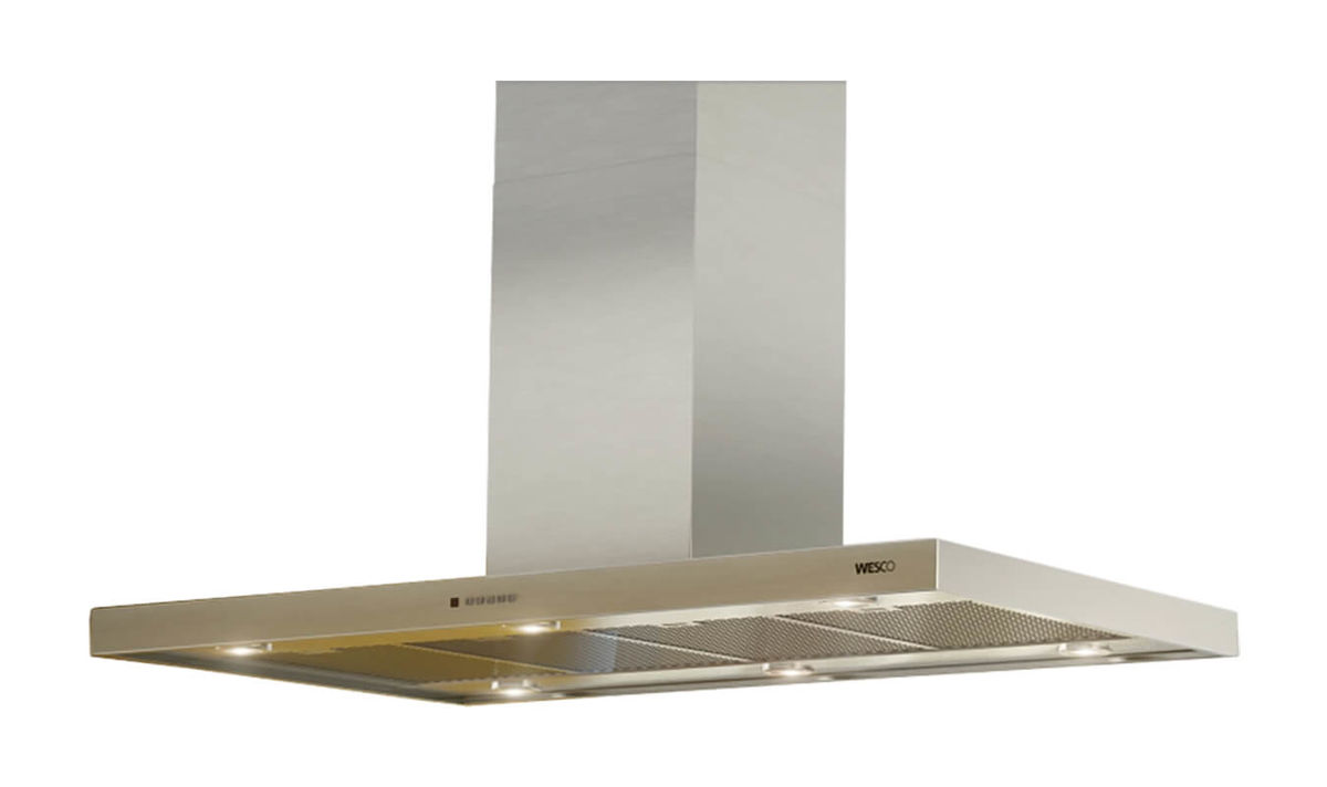 Image of Wesco FHE teleskop quadro 5-100 Dunstabzugshaube Umluft Edelstahl bei nettoshop.ch