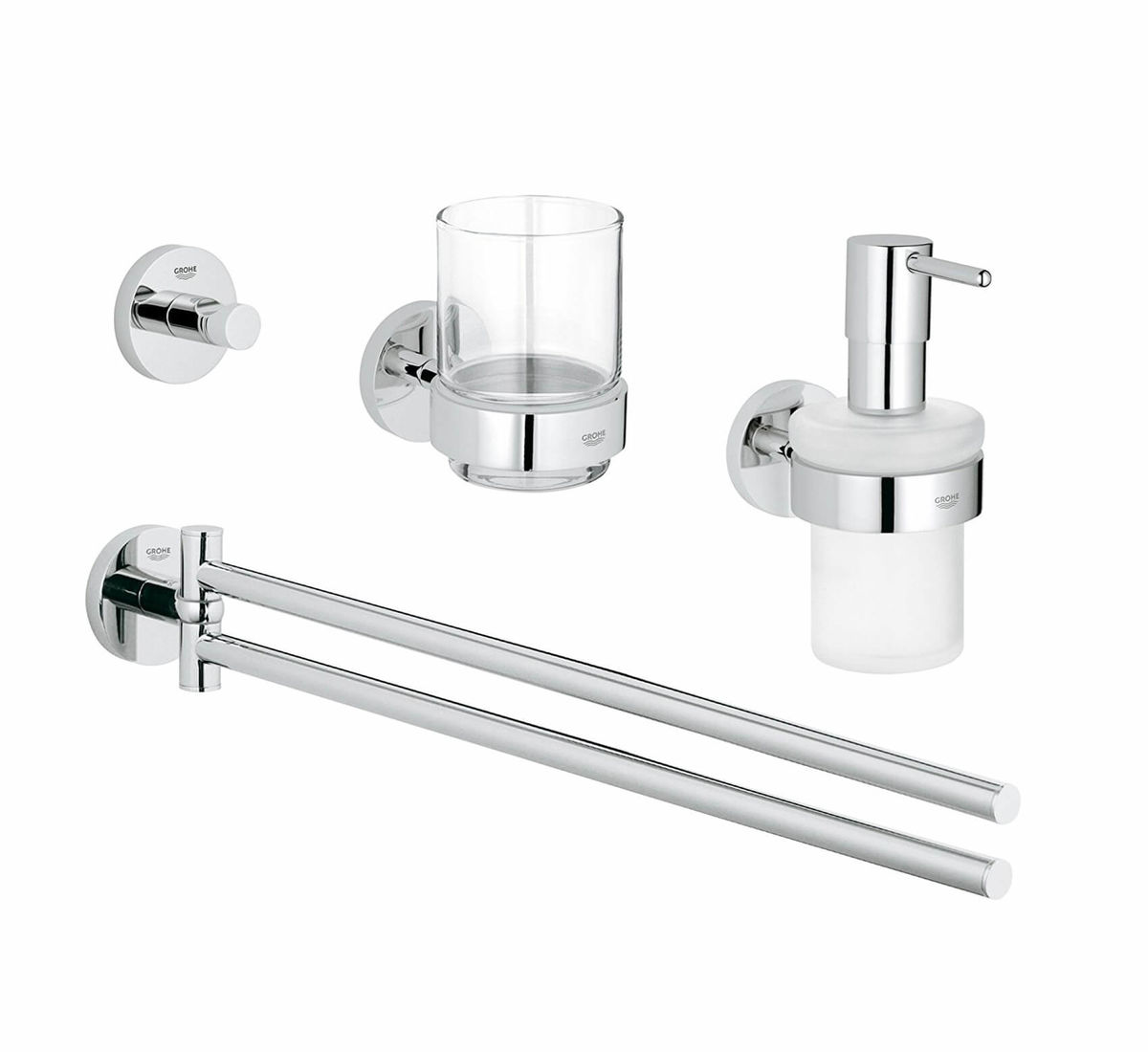 Image of GROHE Bad-Accessoire Set Lavabo Essentials 4in1 bei nettoshop.ch
