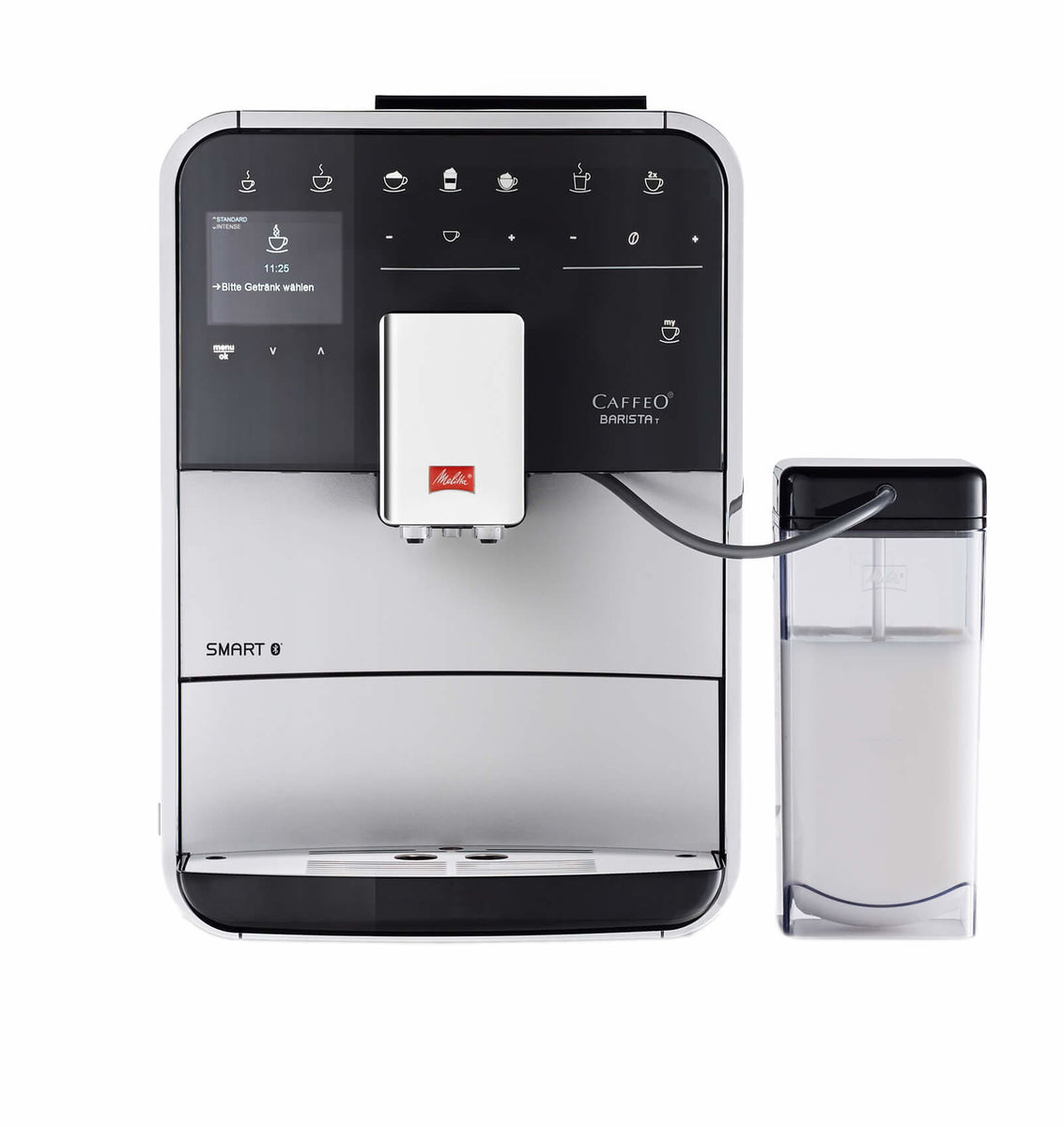 Image of Melitta Barista Smart T830-101 Kaffeevoll. silber/schwarz bei nettoshop.ch