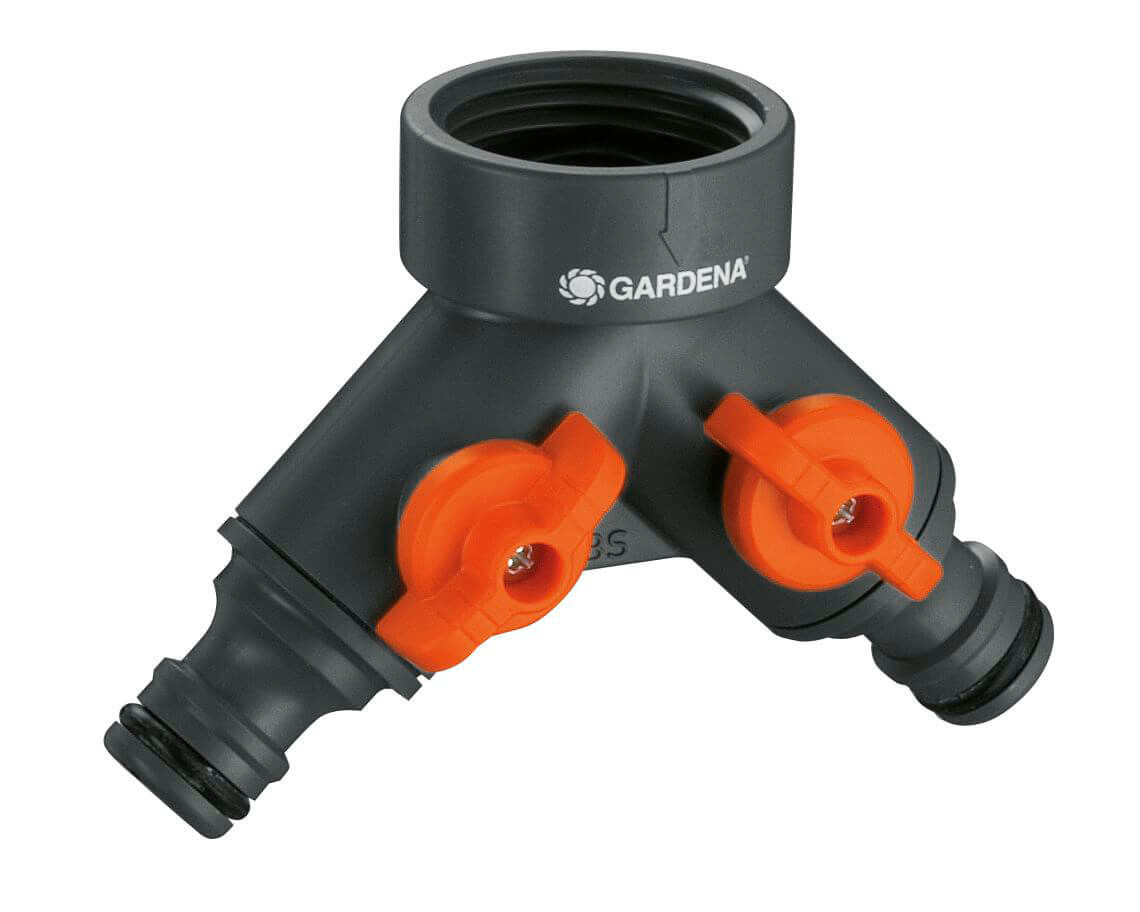 Image of Gardena 2-Wege-Ventil für Wasserhähne mit 26.5 mm (G3/4) Gewinde bei nettoshop.ch
