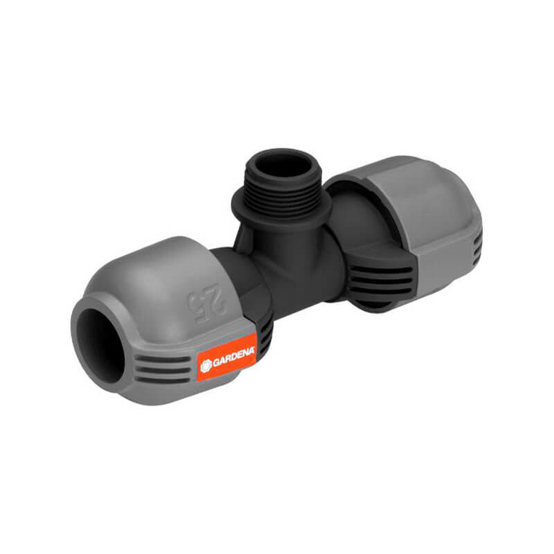 Image of Gardena T-Stück, 25 mm, 3/4" Aussengewinde bei nettoshop.ch