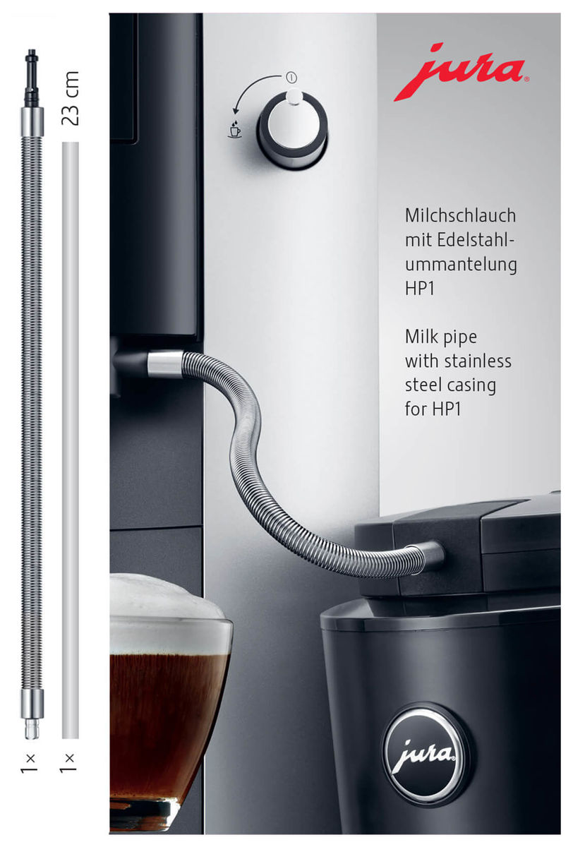 Image of JURA Milchschlauch mit Edelstahlummantelung HP1 Zubehör bei nettoshop.ch