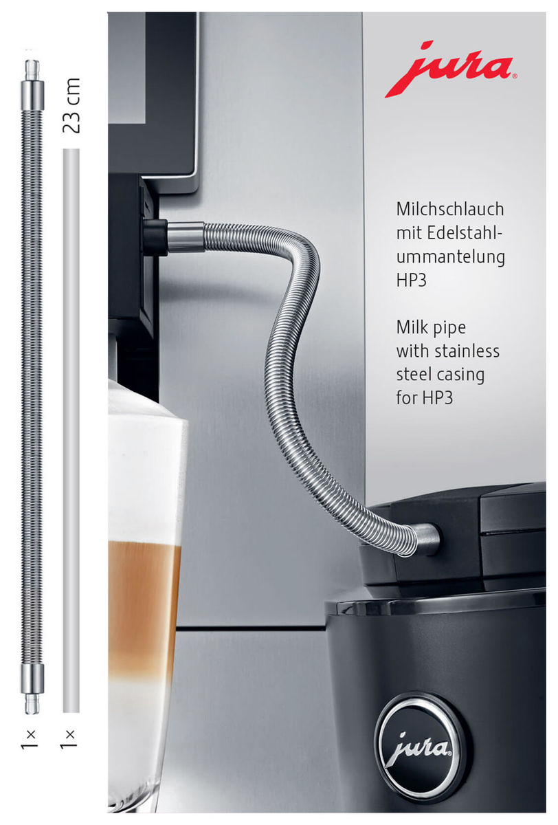 Image of JURA Milchschlauch mit Edelstahlummantelung HP3 Zubehör bei nettoshop.ch