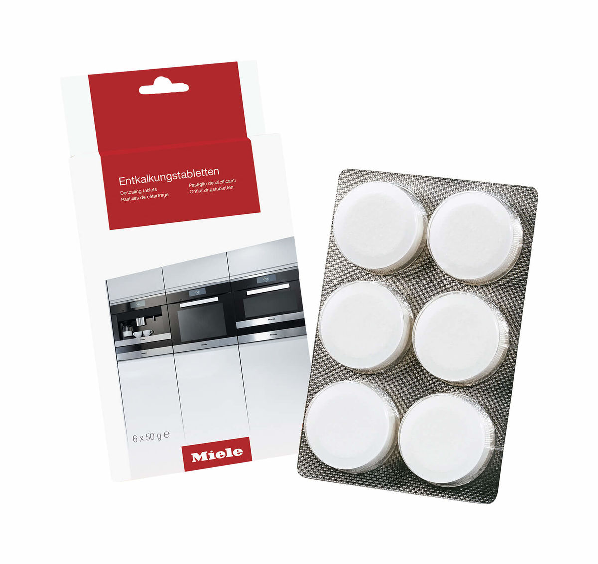 Image of Miele 10178330 Entkalkungstabletten (zu Dampfgarer/Kaffeemaschinen) bei nettoshop.ch