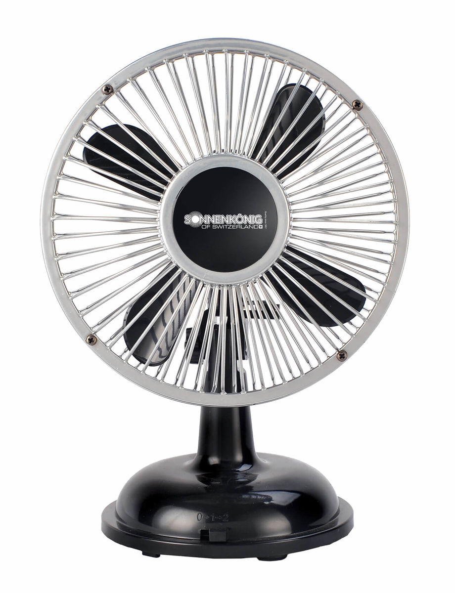 Image of Sonnenkönig Retro Fan Tischventilator schwarz bei nettoshop.ch