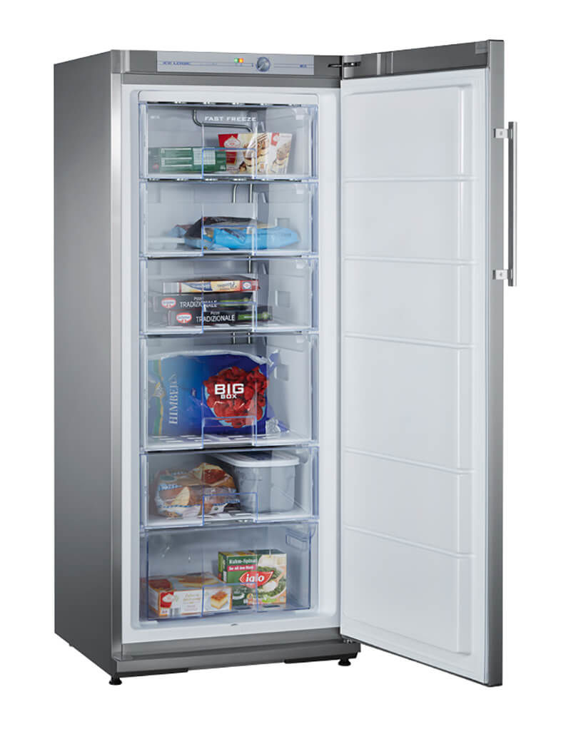 Image of Severin KS9798 Gefrierschrank Edelstahl rechts bei nettoshop.ch