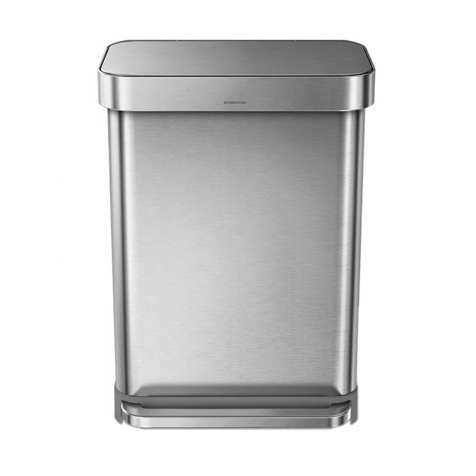 Image of Simplehuman CW2023 rechteckiger Treteimer 55l Edelstahl bei nettoshop.ch