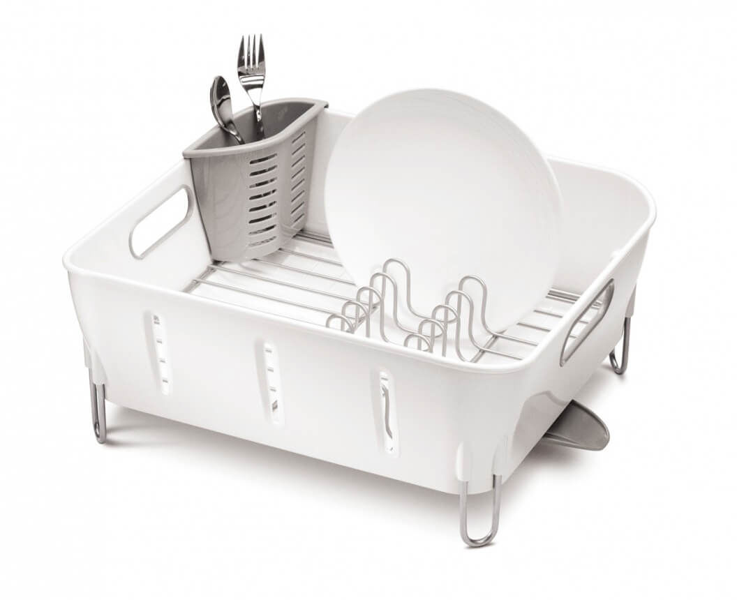 Image of Simplehuman KT1104 kompaktes Abtropfsystem weiss bei nettoshop.ch