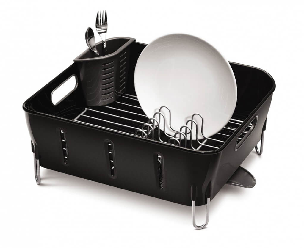 Image of Simplehuman KT1105 kompaktes Abtropfsystem schwarz bei nettoshop.ch