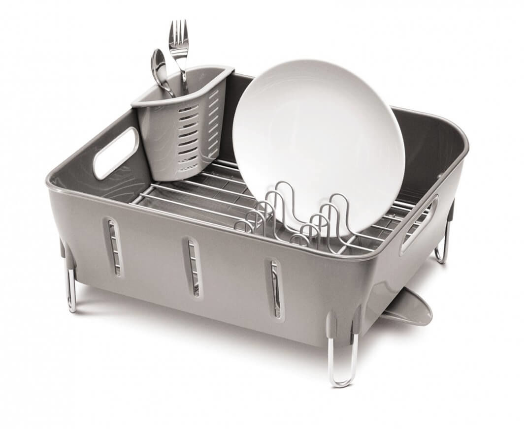 Image of Simplehuman KT1106 kompaktes Abtropfsystem grau bei nettoshop.ch