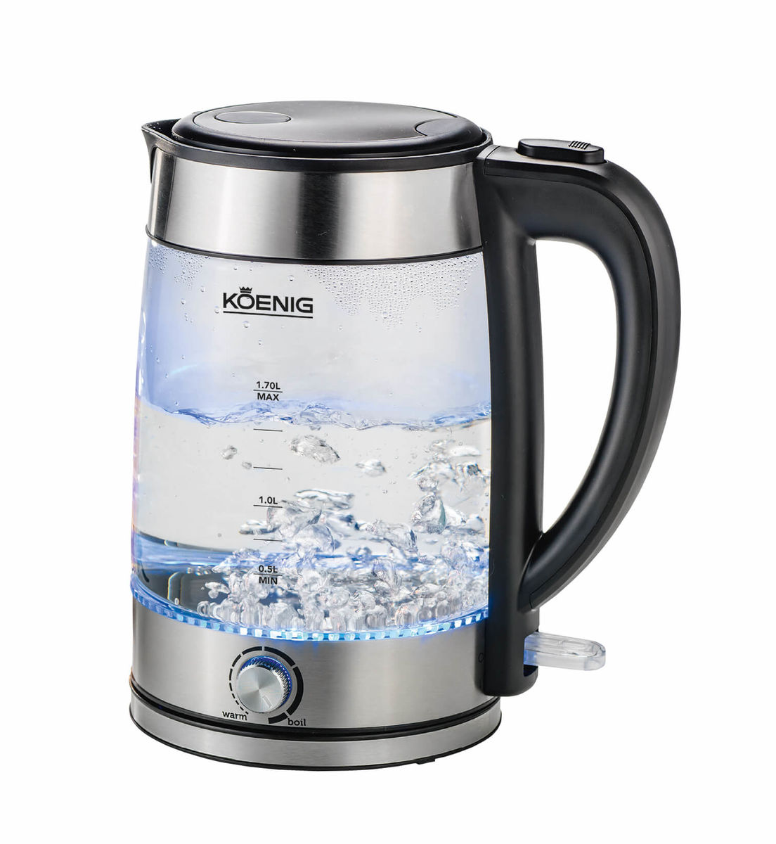 Image of KOENIG 1.7 L Glas-Wasserkocher mit Temperatureinstellung bei nettoshop.ch