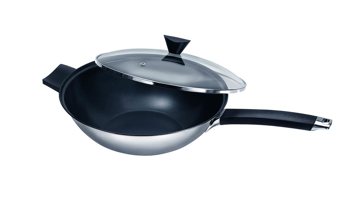 Image of Ken Hom Performance Edelstahl Wok Set 2-teilig 32 cm bei nettoshop.ch