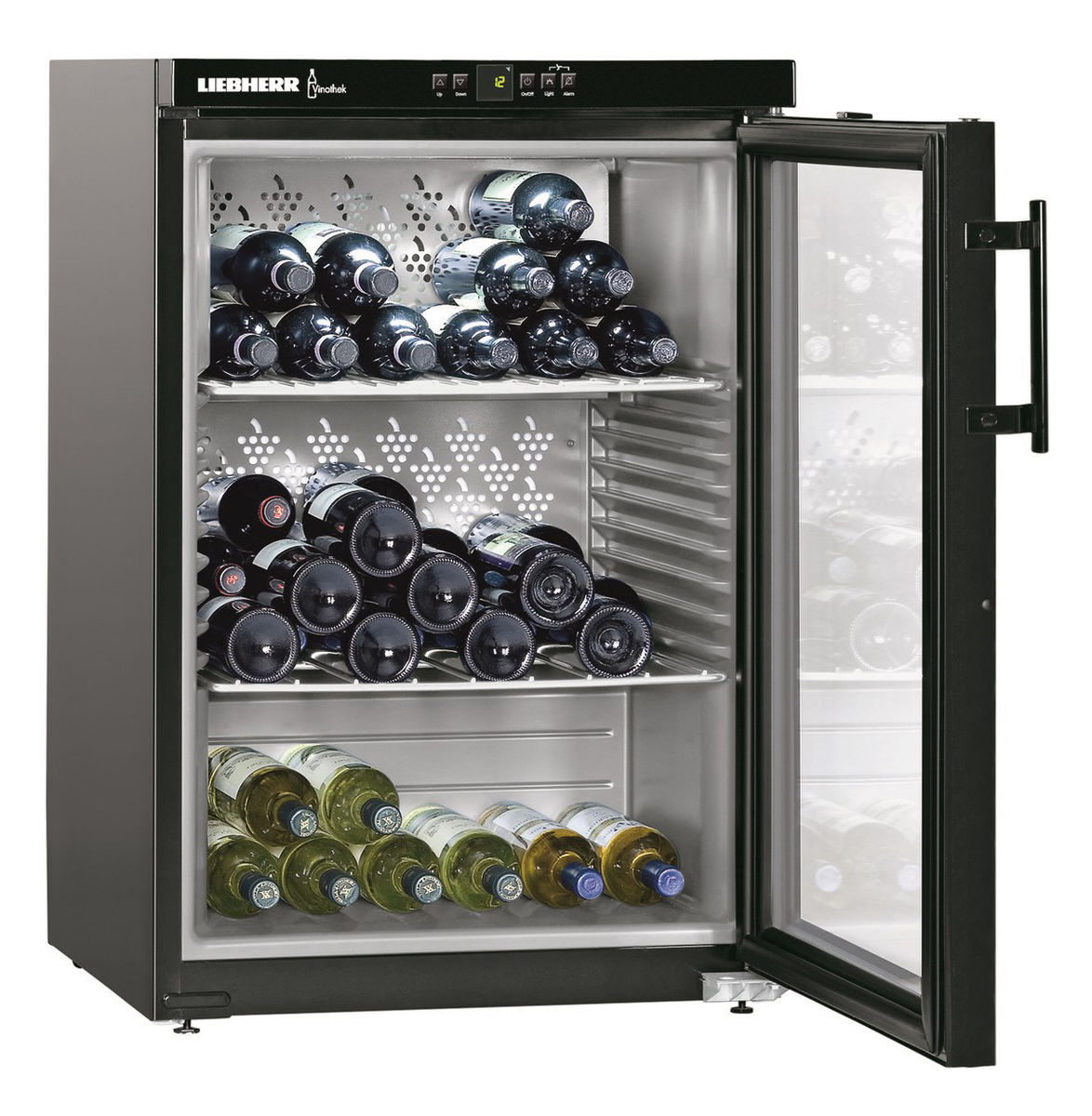 Image of Liebherr WKb 1812 Weinkühlschrank schwarz rechts bei nettoshop.ch