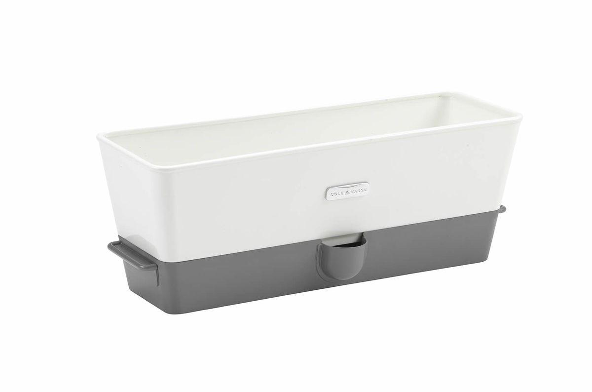 Image of COLE & MASON Kräutertopf & Bewässerung 3-tlg weiss bei nettoshop.ch