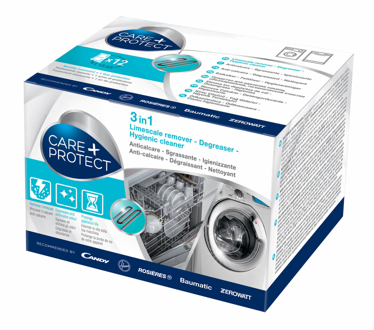 Image of Care + Protect CDP1012 3 in 1 Reiniger 12x50gr. bei nettoshop.ch