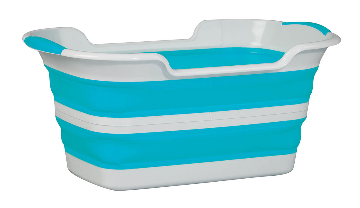 Image of Fusion Faltbarer Waschkorb blau bei nettoshop.ch