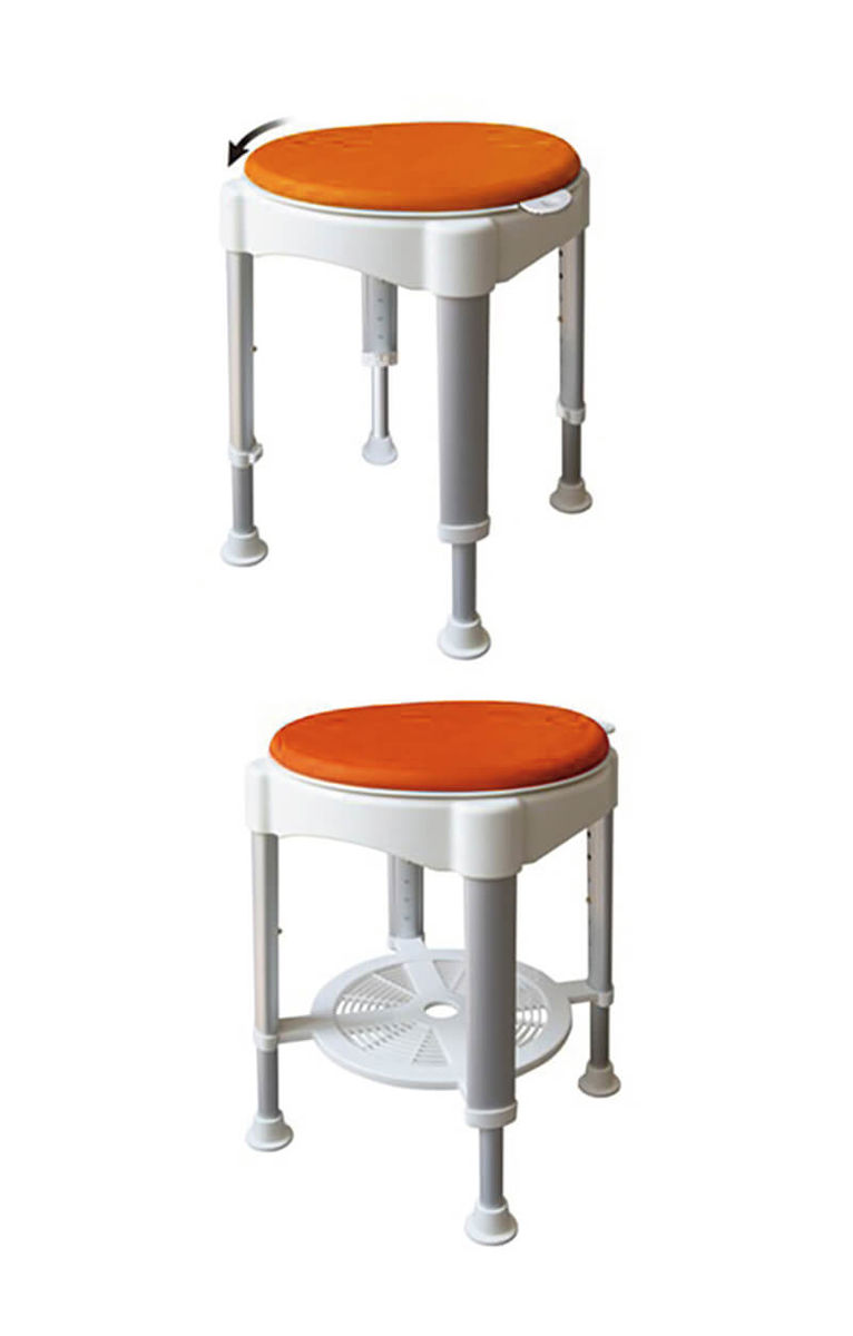 Image of Fusion Drehbarer Badestuhl weiss bei nettoshop.ch