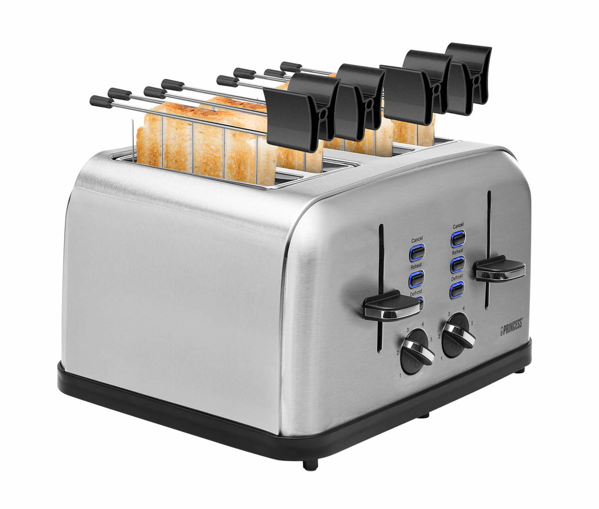Image of Princess Doppeltoaster Style 4 Toaster Edelstahl bei nettoshop.ch