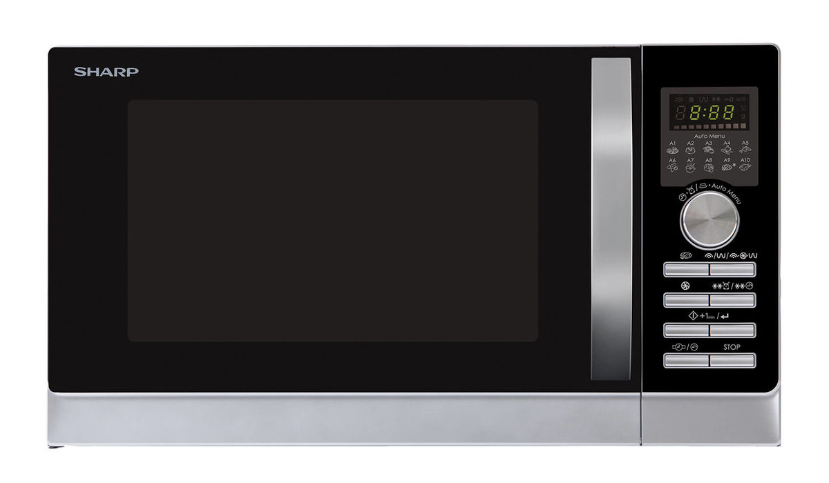 Image of Sharp MWO R843INW Mikrowelle silber bei nettoshop.ch