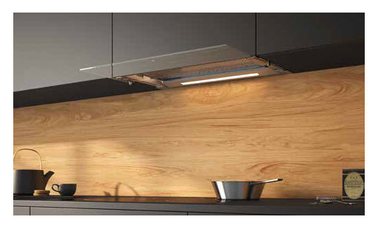 Image of Wesco EVME 211-90 Dunstabzugshaube Umluft ohne Blende Edelstahl / klar bei nettoshop.ch