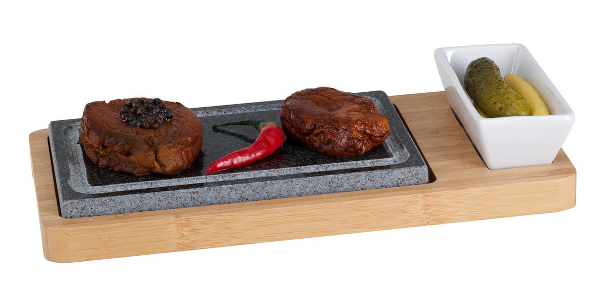 Image of Nouvel Bambus Hot-Stone Set 3-tlg 27.5 x 13 cm bei nettoshop.ch