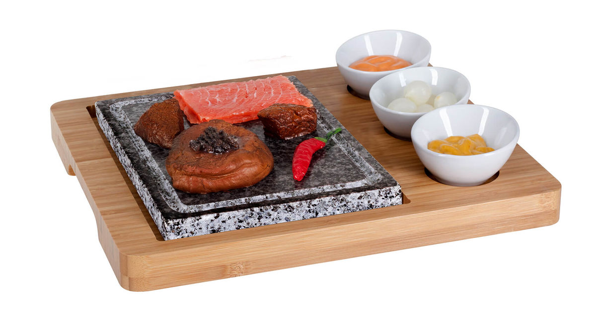 Image of Nouvel Bambus Hot-Stone Set 5-tlg. 25 x 30 cm bei nettoshop.ch