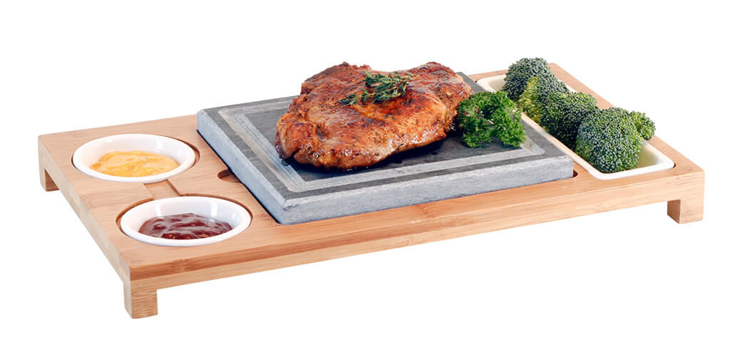 Image of Nouvel Bambus Hot-Stone Set 5-tlg 35 x 21 cm bei nettoshop.ch