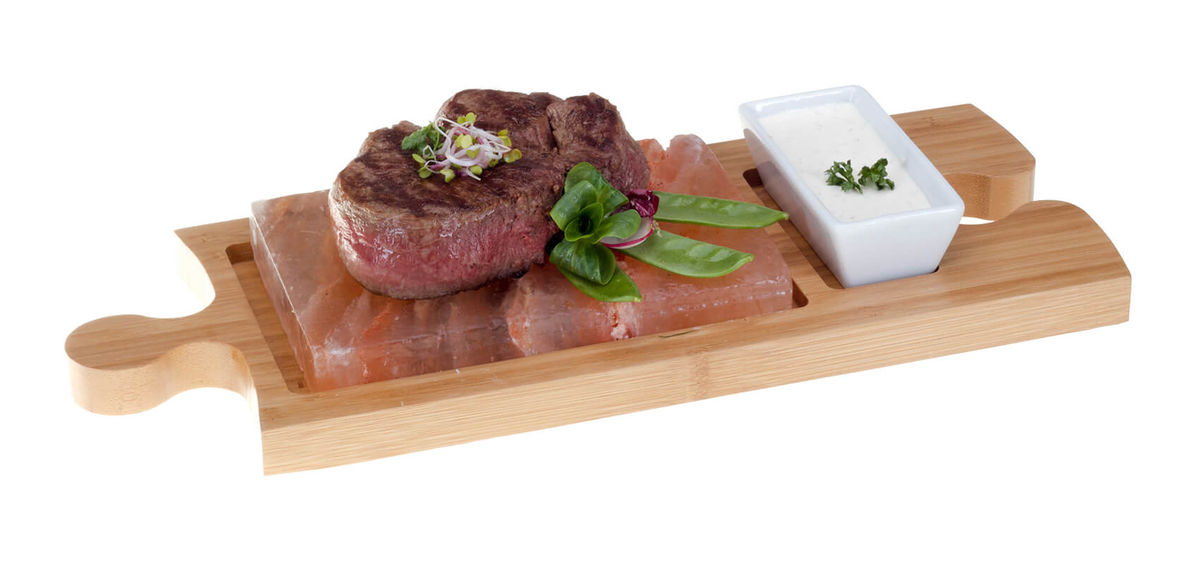 Image of Nouvel Himalaya Salz Puzzle Bambus Hot-Stone Set 4-tlg bei nettoshop.ch