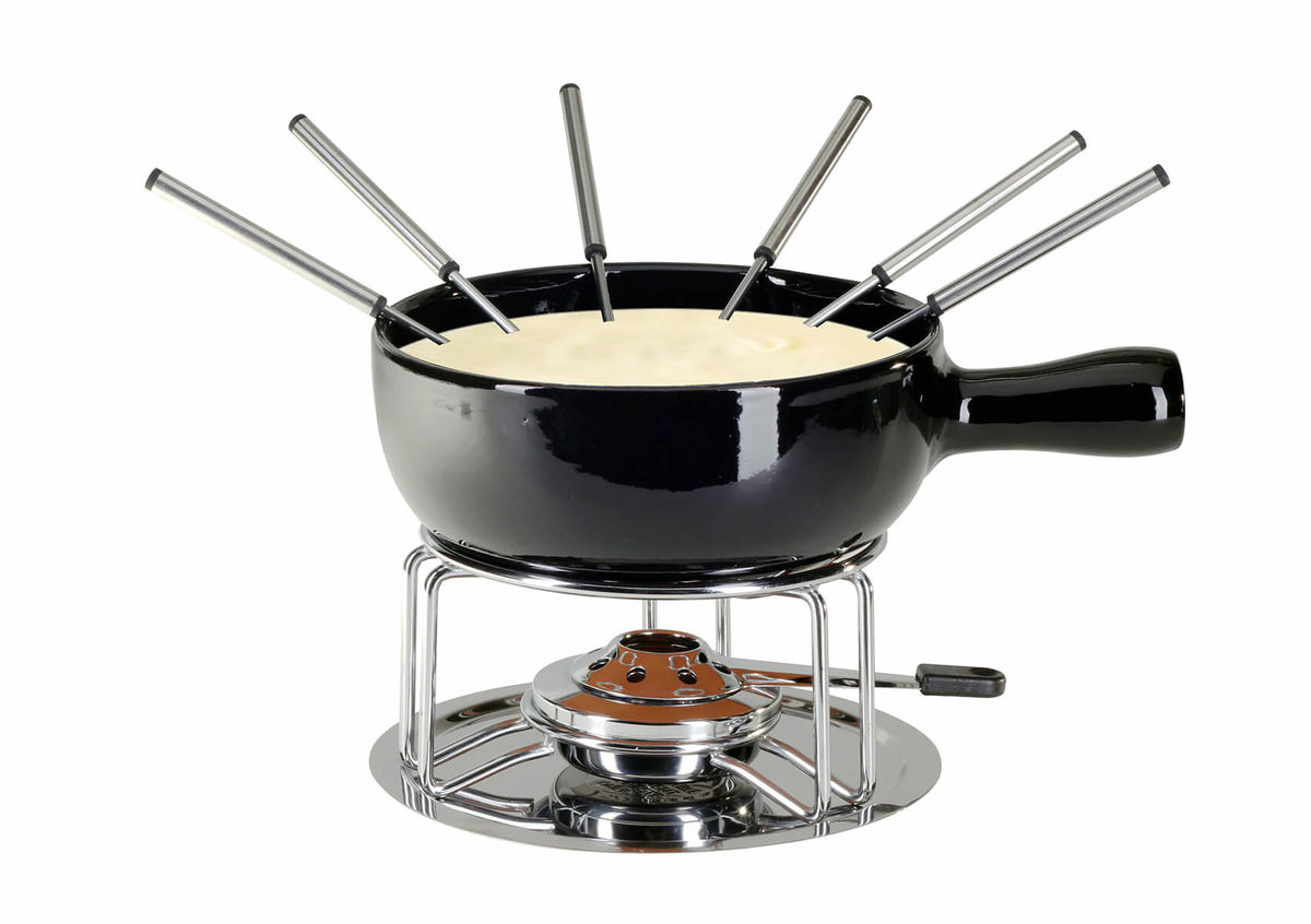 Image of Nouvel Käsefondue Set 9-tlg schwarz bei nettoshop.ch
