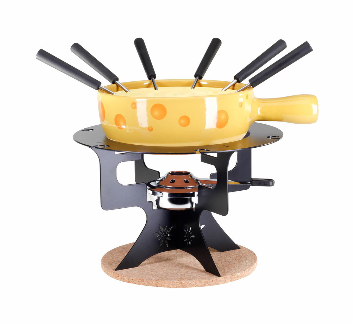 Image of Nouvel Mini Fondue Bar Edelweiss Käsefondue Set 11-tlg bei nettoshop.ch