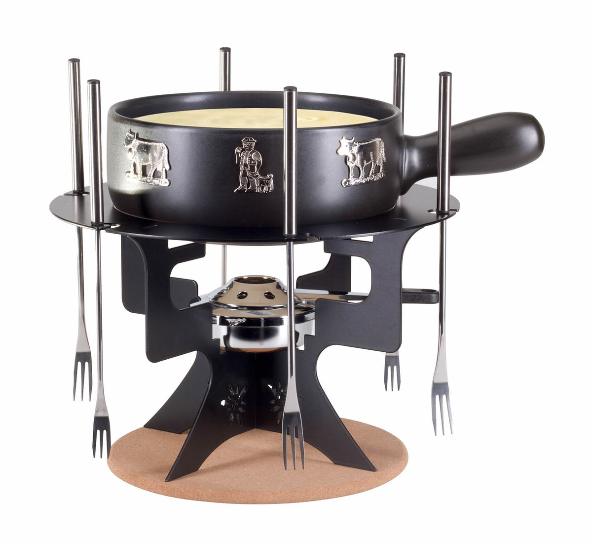 Image of Nouvel Mini Fondue Bar Pin Käsefondue Set 11-tlg bei nettoshop.ch