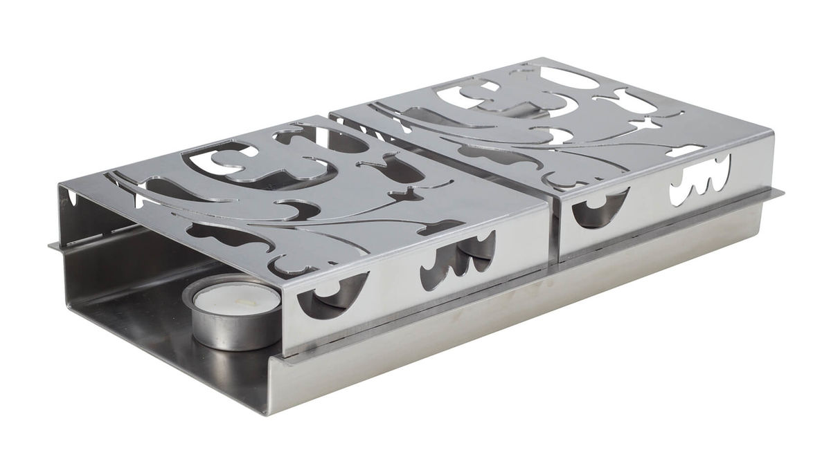 Image of Nouvel Romantik Plattenwärmer 4-flammig verchromt bei nettoshop.ch