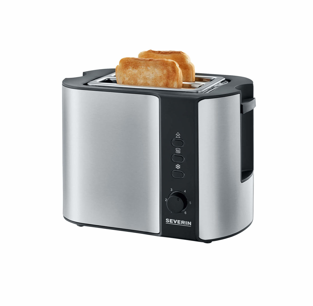 Image of Severin AT2589 Automatik-Toaster Edelstahl-schwarz bei nettoshop.ch