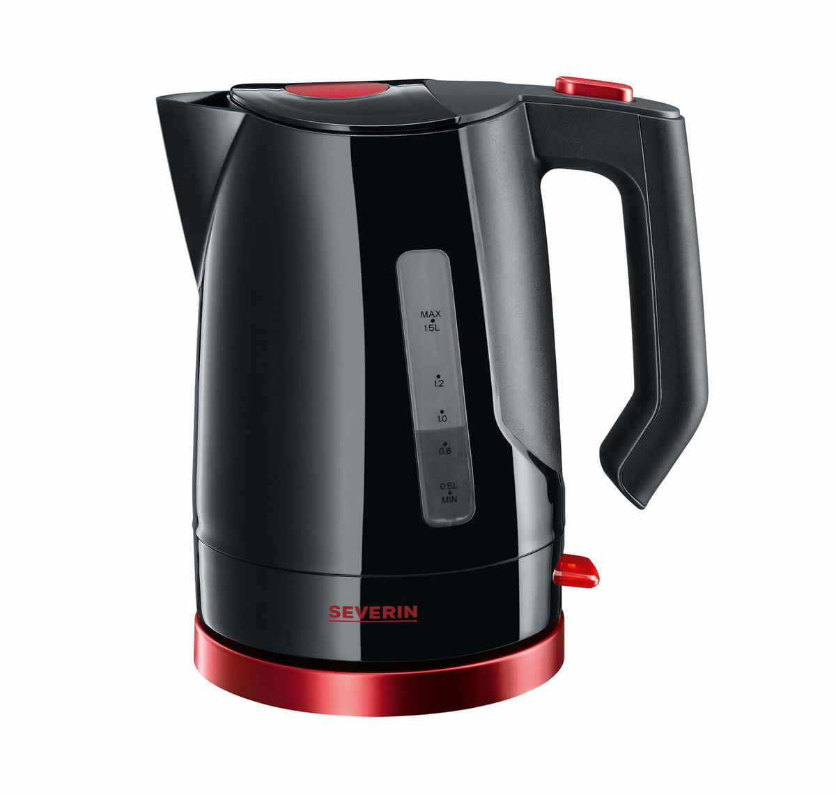 Image of Severin WK3392 Wasserkocher "SELECT" schwarz-rot bei nettoshop.ch