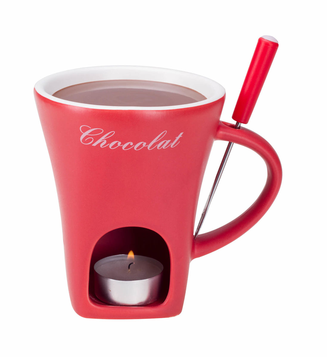 Image of Nouvel Schokoladenfonduetasse Set 3-tlg rot bei nettoshop.ch