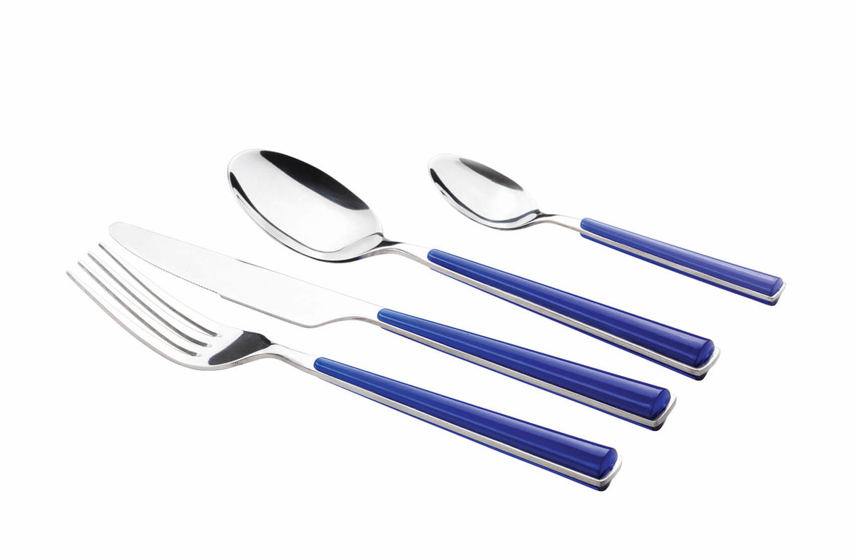 Image of Mäser Shiny Besteckgarnitur 24-tlg. blau bei nettoshop.ch