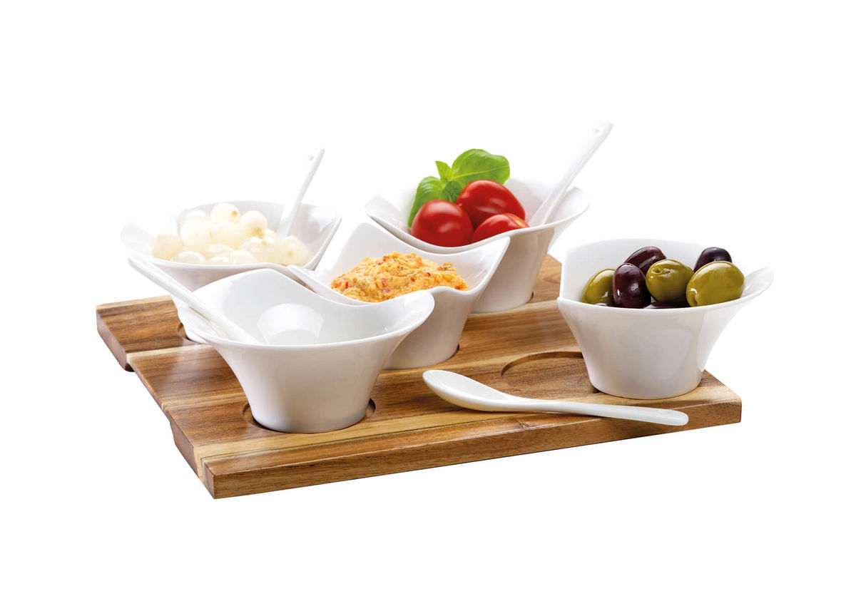 Image of Mäser Tapas Snackingset auf Holztray 11-tlg. bei nettoshop.ch