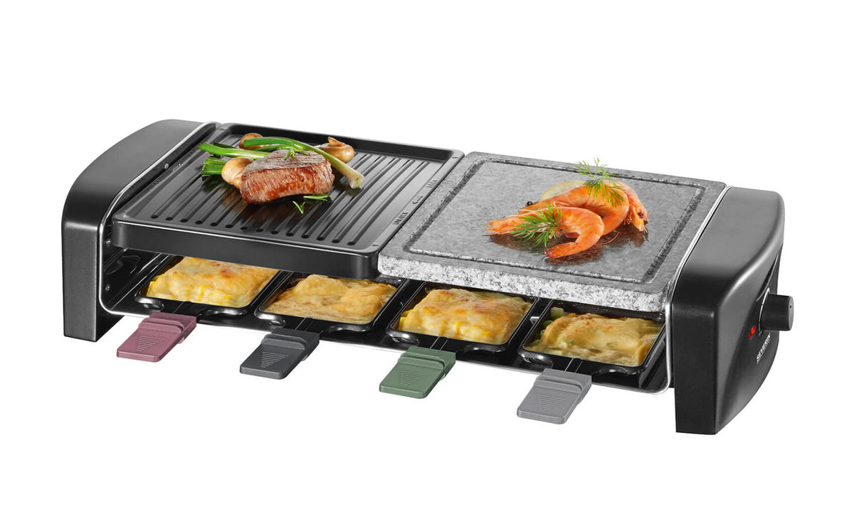 Image of Severin RG9645 Raclettegrill mit Naturstein schwarz bei nettoshop.ch