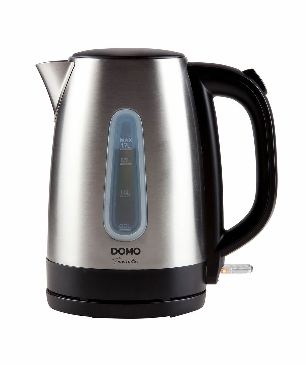 Image of Domo DO496WK Wasserkocher Edelstahl-schwarz bei nettoshop.ch
