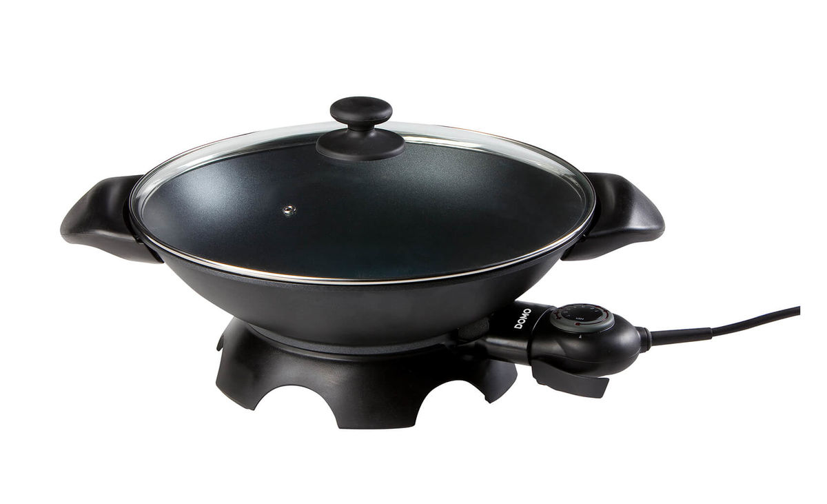 Image of Domo DO8708W elektrischer Wok schwarz bei nettoshop.ch