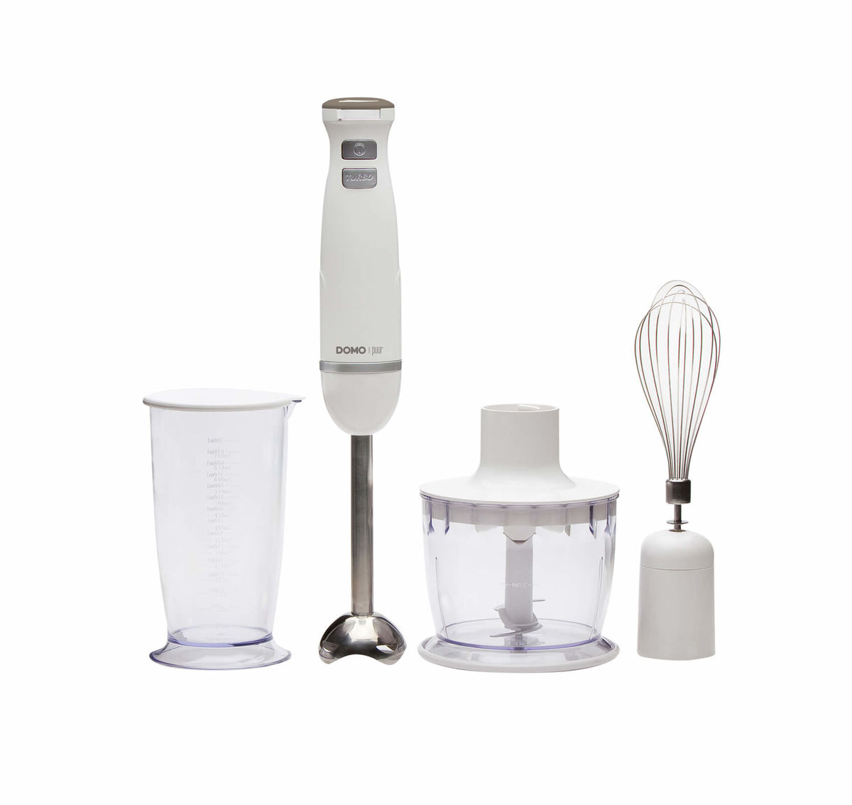 Image of Domo DO9144M Stabmixer-Set weiss-Edelstahl bei nettoshop.ch