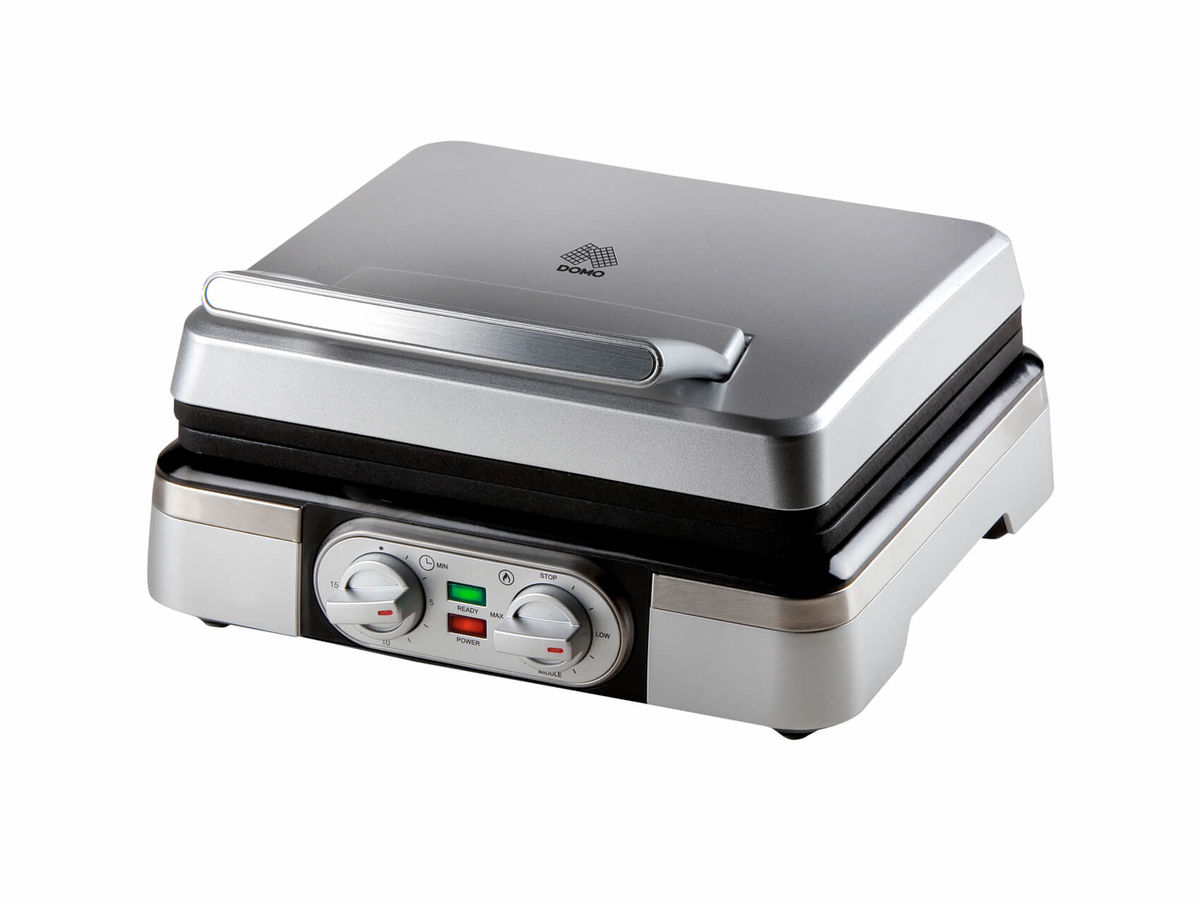 Image of Domo DO9149W Waffeleisen Edelstahl bei nettoshop.ch